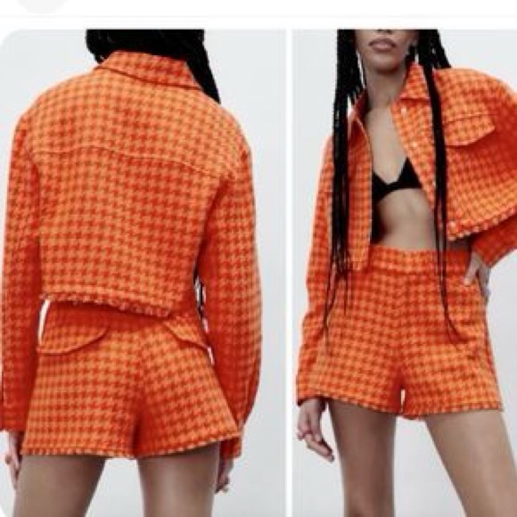 Zara Textured Coordinate Set (Jacket L and Shorts S) - Picture 10 of 10